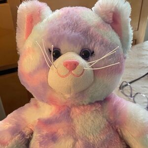 Build-A-Bear Pastel Plush Cat Toy